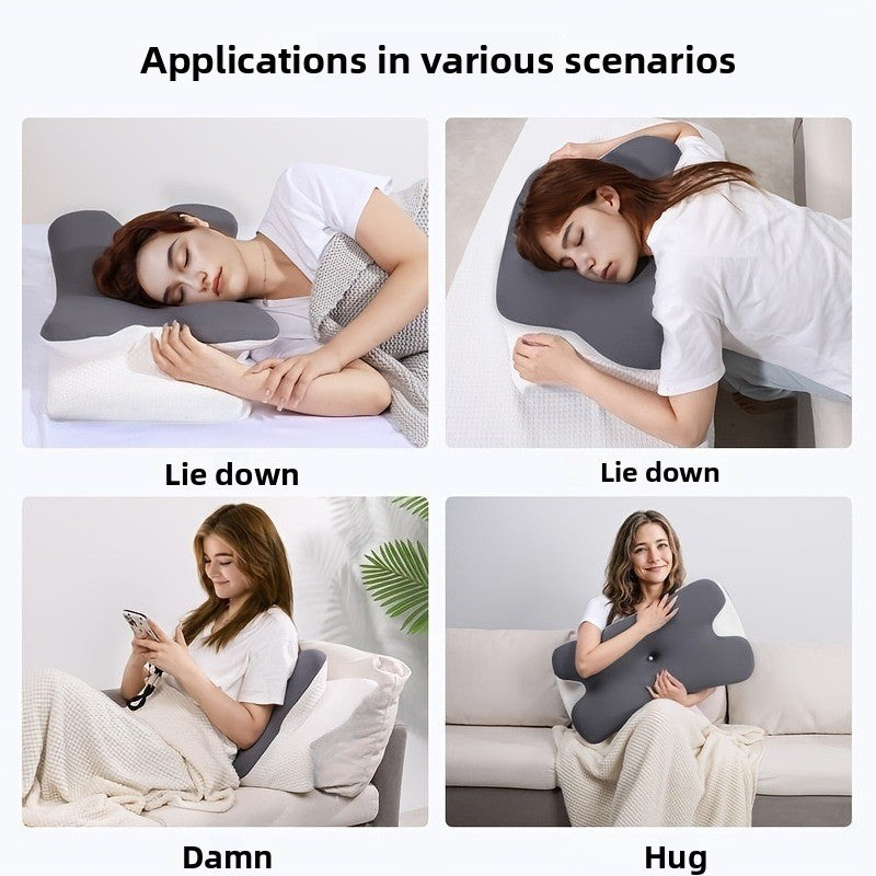 Memory Foam Pillow Slow Rebound Cervical Pillow with Washable Pillowcase